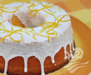 Bolo De Laranja Com Glacê De Limão